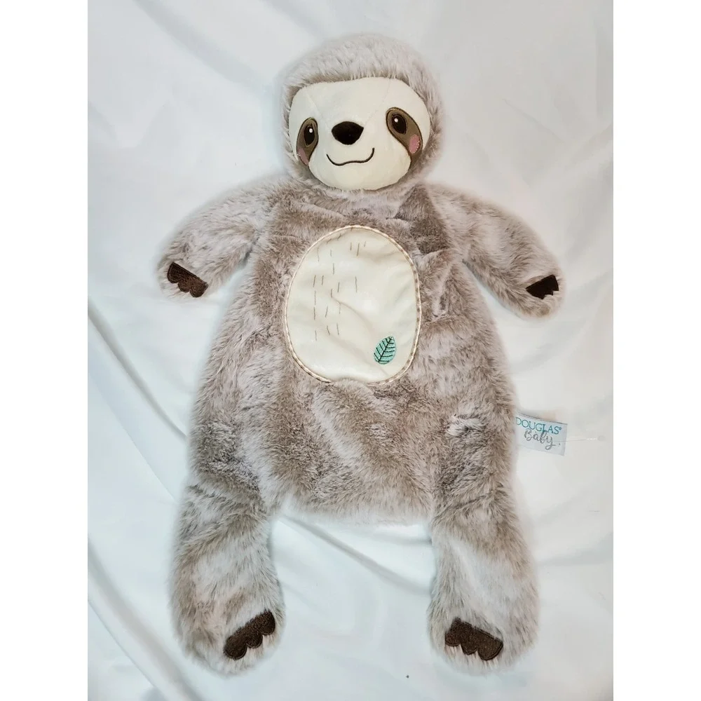 Douglas Baby Sloth Sshlumpie Plush Stuffed Animal Security Blanket Blankie Lovey